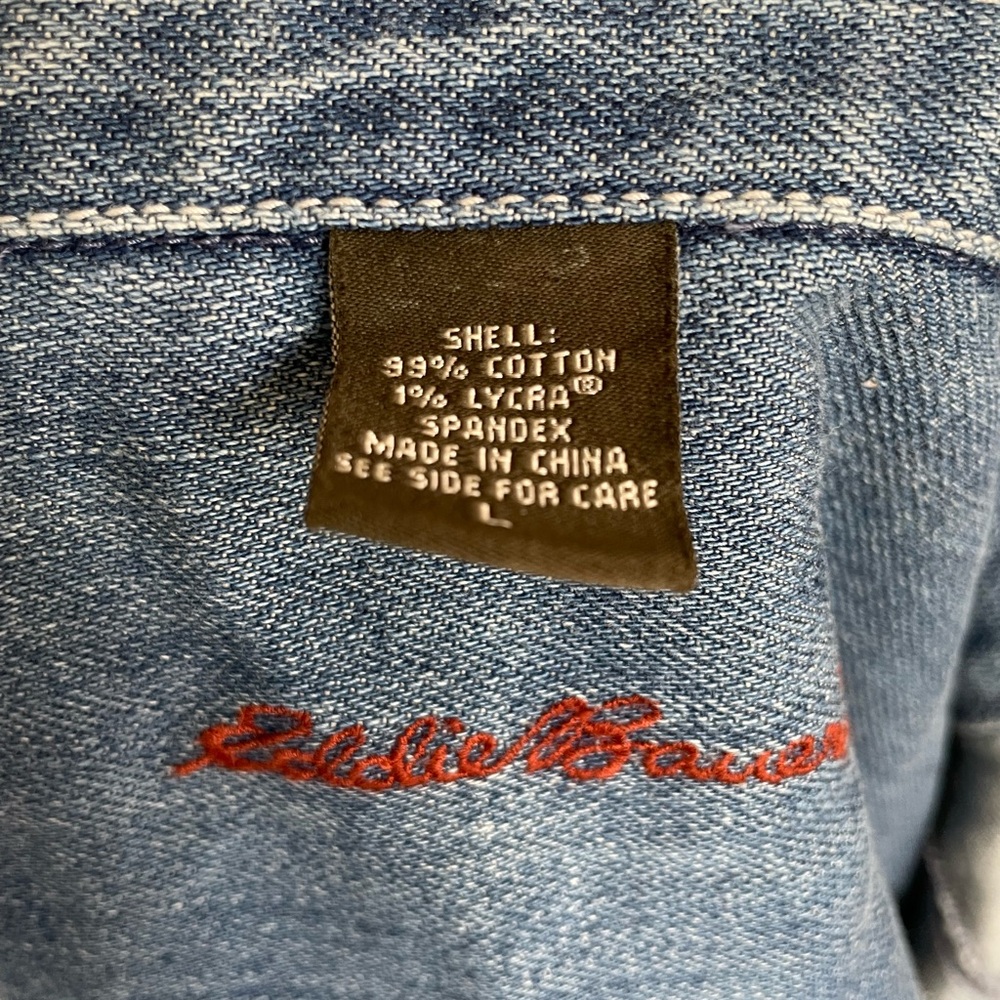 Eddie Bauer Denim Chore Coat View 5